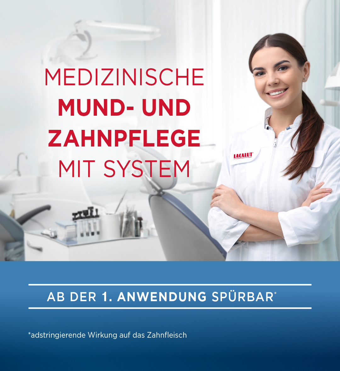 LACALUT® aktiv Zahnfleischschutz & Sanftes Weiss Zahncreme